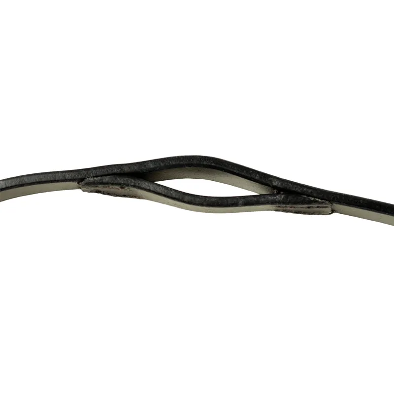 Dever Ascot Leather Neck Strap with Loop - Black-2