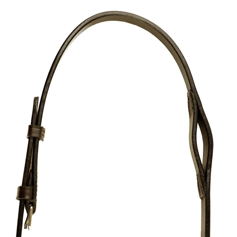 Dever Ascot Leather Neck Strap with Loop - Brown-1