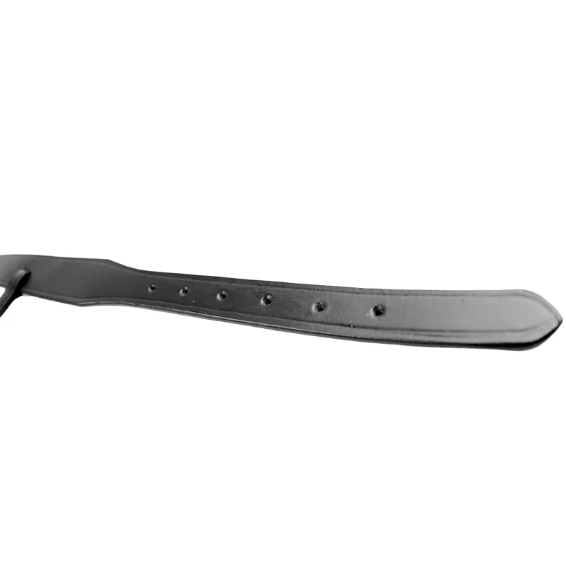 Dever Ascot Polo Plain Noseband - Black-2