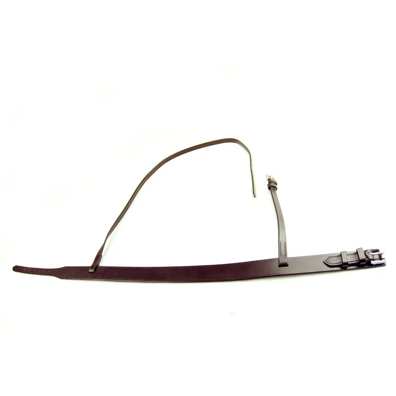 Dever Ascot Polo Plain Noseband - Brown-1