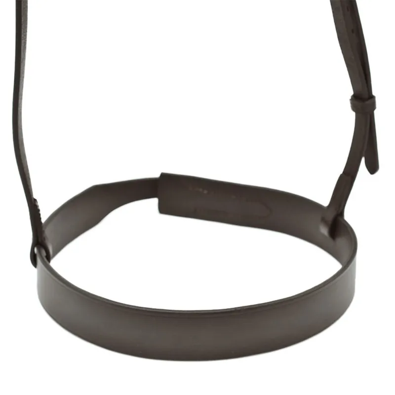 Dever Ascot Polo Plain Noseband - Brown