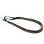 Dever Ascot Flat Rubber Race Reins - Brown