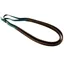 Dever Ascot Pony Race Rubber Reins - Brown/Brown
