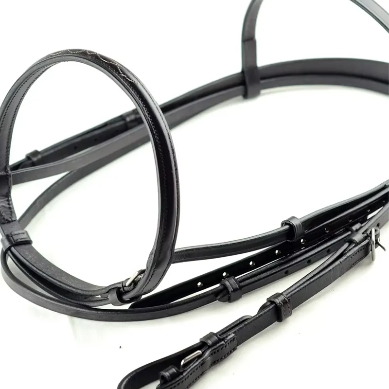 Dever Ascot Flat Race Bridle - Brown-2
