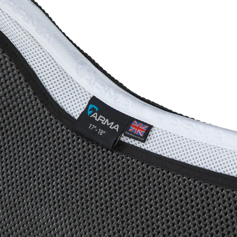 ARMA Soft Grip Saddlecloth - White-7