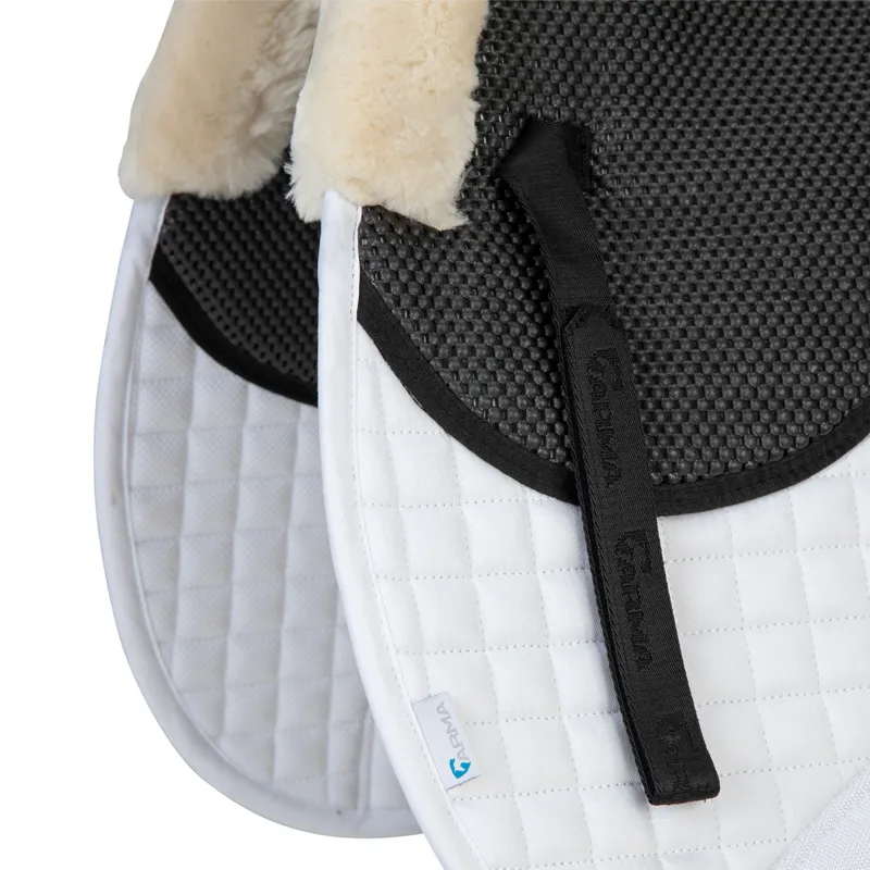 ARMA Soft Grip Saddlecloth - White-6