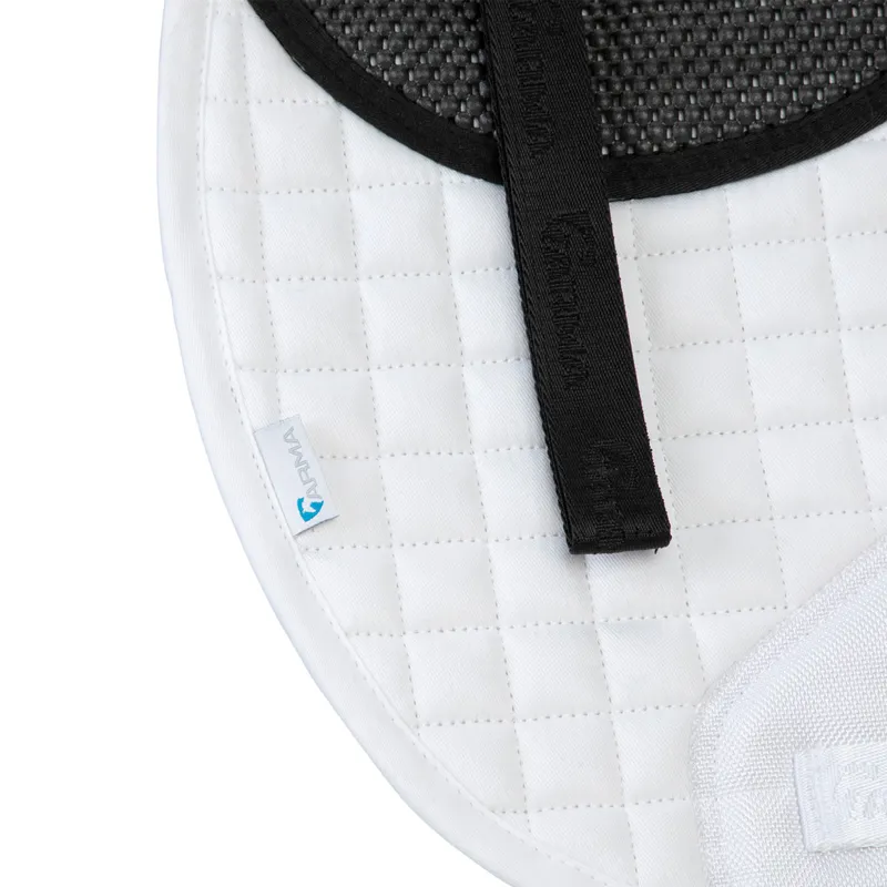 ARMA Soft Grip Saddlecloth - White-4