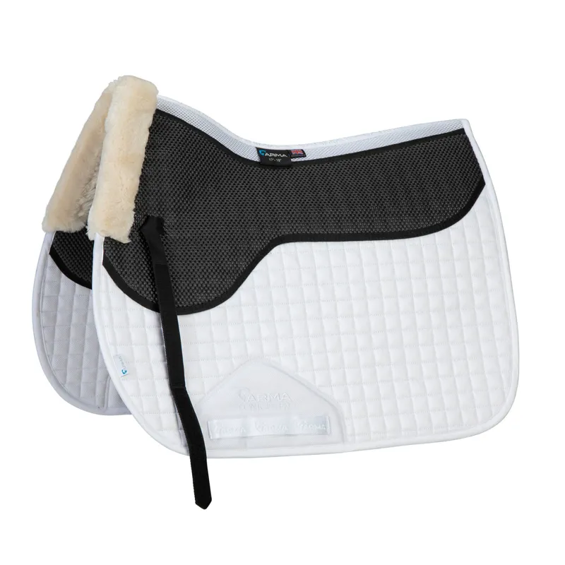 ARMA Soft Grip Saddlecloth - White-1