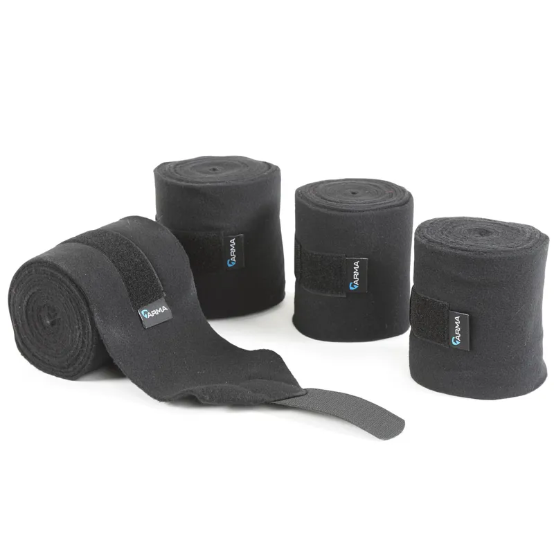 ARMA Fleece Bandages - Black-1