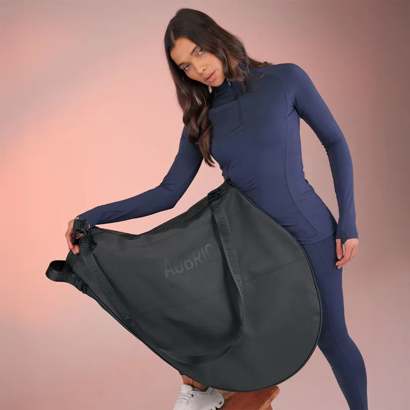 Aubrion React Saddle Bag - Black-11