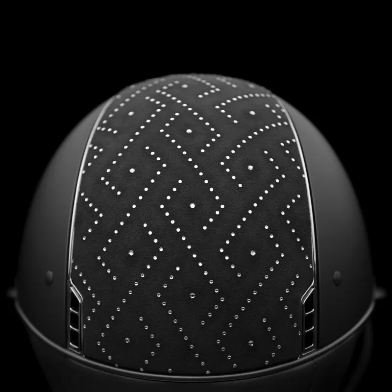 Samshield Miss Shield Shadowmatt Aztec Riding Hat - Black-1