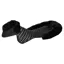 Acavallo NS-S Respira-S Cut-Out Flat Sheepskin Gel Pad - Black/Black