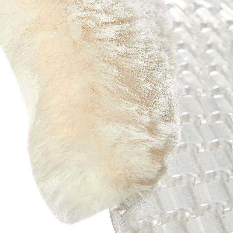 Acavallo NS-S Respira-S Cut-Out Flat Sheepskin Gel Pad - Transparent/Clear-4