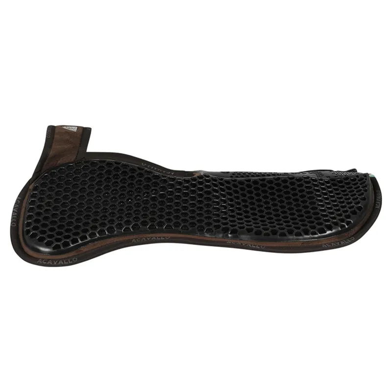 Acavallo Memory Foam Wither Free Suede Hexagonal Flat Gel Pad - Brown-1