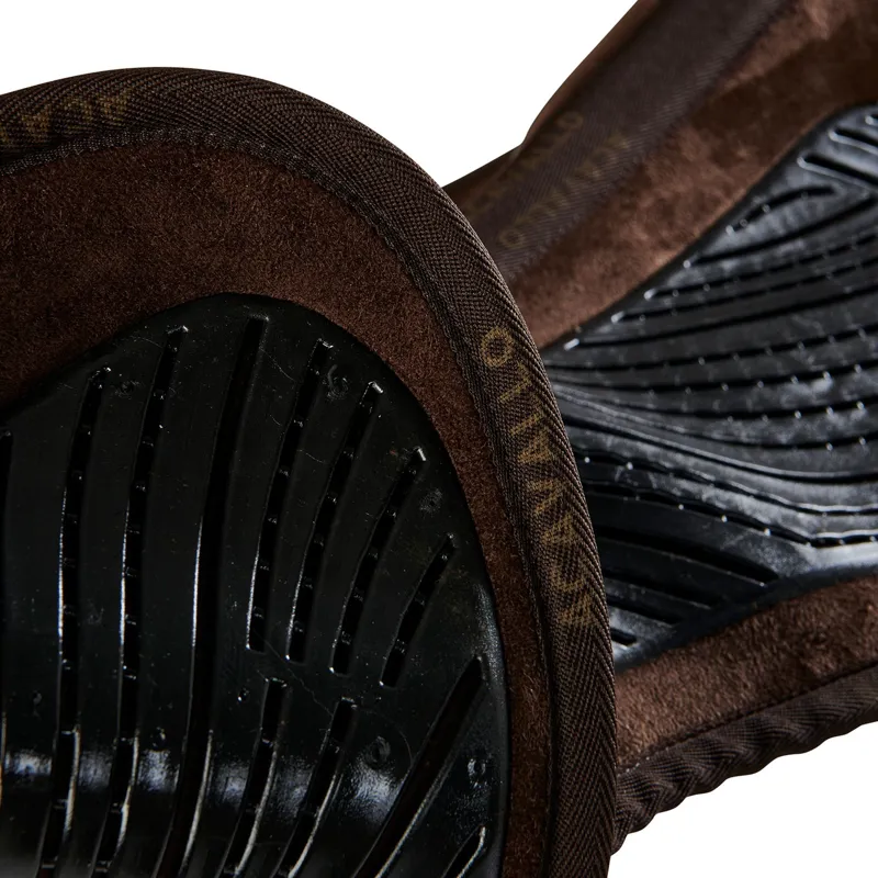Acavallo SP JCCS CW-CS Suede Twin-Sided Grip Gel Pad - Brown-4