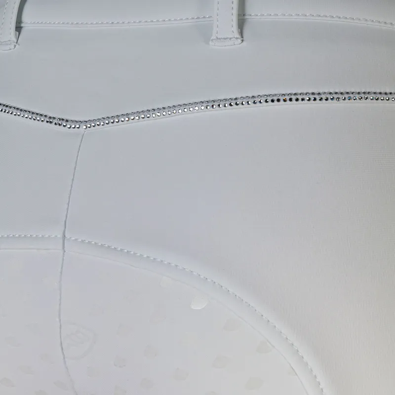 Equiline Adellek Full Grip Womens Competition Winter Breeches - White-2