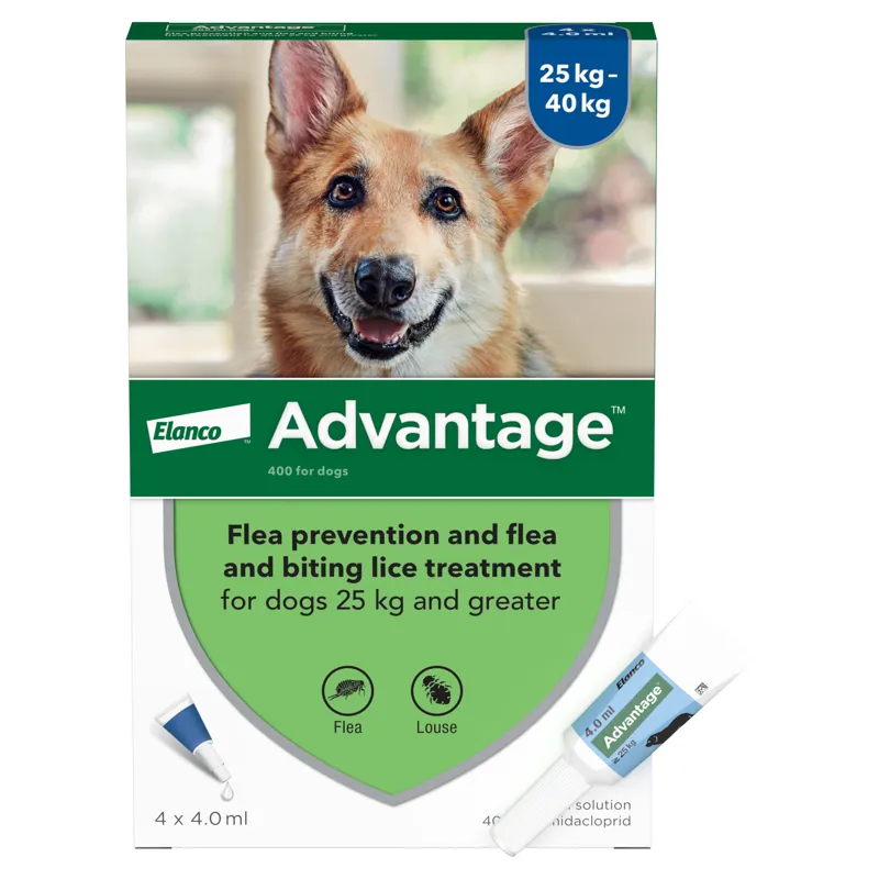 Advantage Spot-On Flea Treatment for Dogs 4 Pack-1