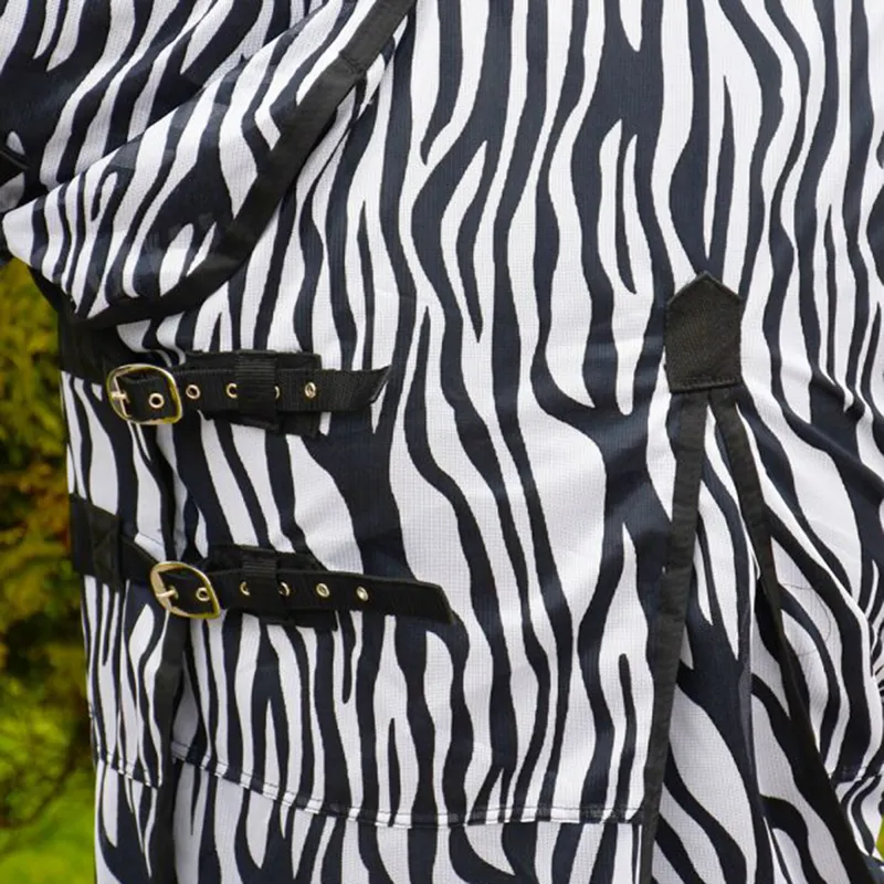 Rhinegold Africa Combo Fly Rug - Zebra-1