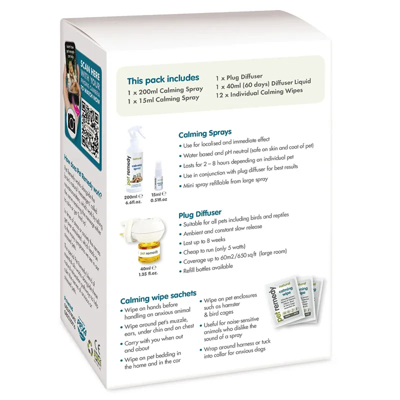 Pet Remedy All In One Natural Pet De-Stress and Calming Kit-2