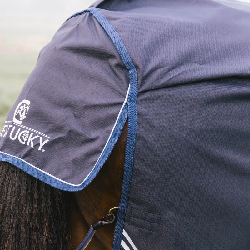 Kentucky All Weather Comfort 300g Turnout Rug - Navy-4