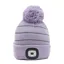 Platinum Alva Junior LED Beanie Hat - Lilac