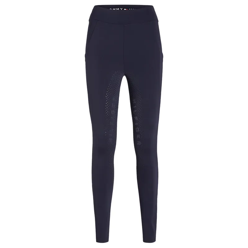 Tommy Hilfiger Amber Full Grip Ladies Riding Tights - Desert Sky-5