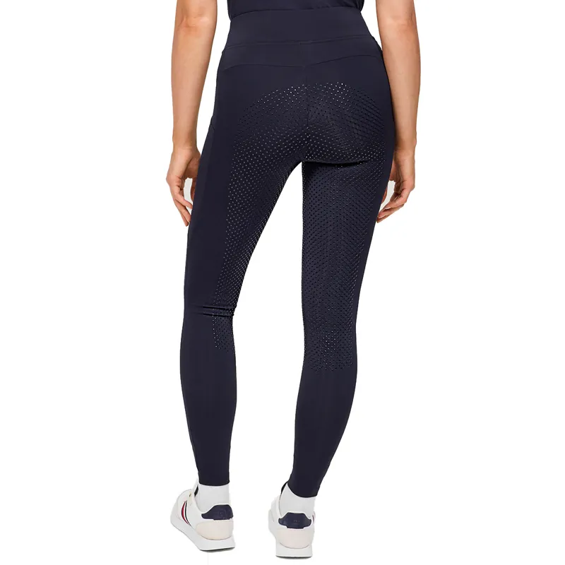 Tommy Hilfiger Amber Full Grip Ladies Riding Tights - Desert Sky-2