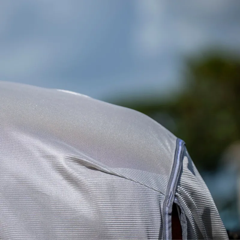 Amigo Bug Rug Plus Fly Rug - Silver/Titanium Grey/Silver-2