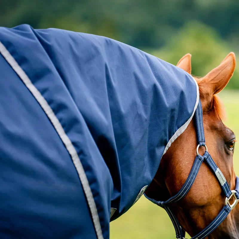 Amigo Ripstop 900D 0g Turnout Hood - Navy/Titanium Grey-1