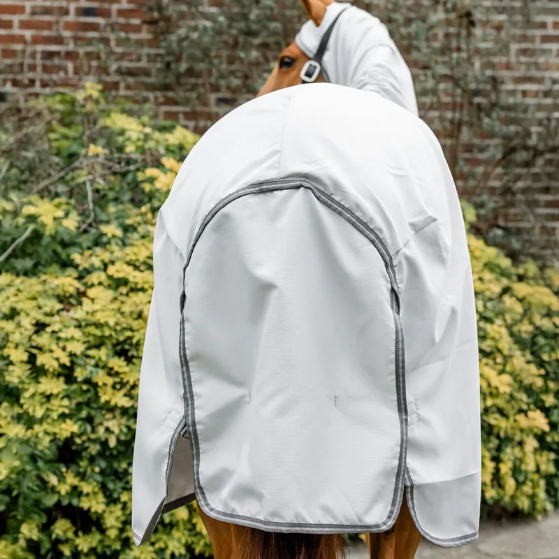 Amigo Ripstop Hoody Fly Rug - Silver/Titanium Grey/Silver-2