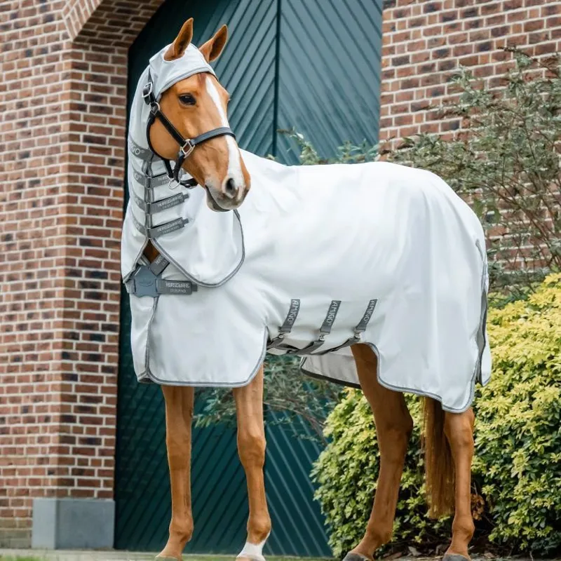Amigo Ripstop Hoody Fly Rug - Silver/Titanium Grey/Silver