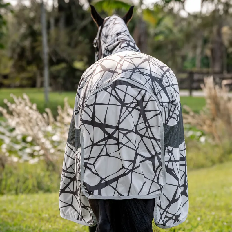 Amigo Camofly Plus Detach-A-Neck Fly Rug - CamoFly Print/Grey-4