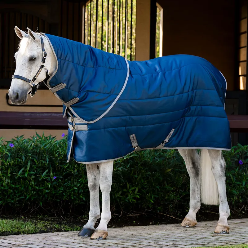 Amigo Ripstop Insulator Plus 200g Detachable Neck Stable Rug - Navy-1