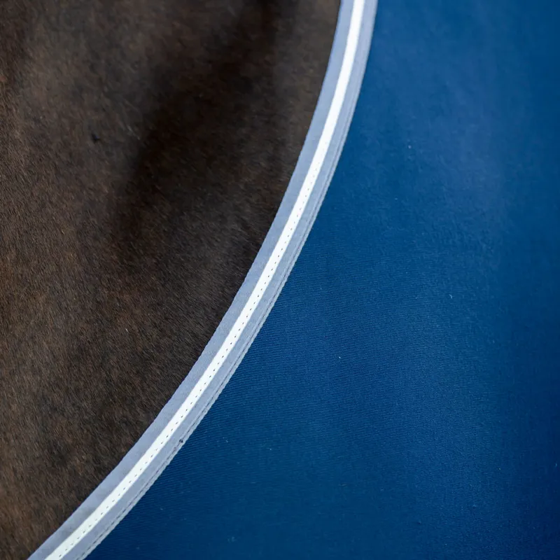 Amigo Jersey Cooler Rug - Navy/Titanium Grey/Silver-4