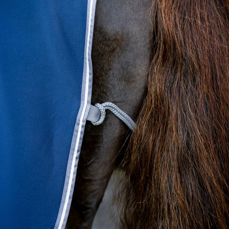 Amigo Jersey Cooler Rug - Navy/Titanium Grey/Silver-7