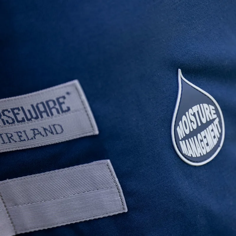 Amigo Stable Sheet - Navy/Titanium Grey/Silver-1