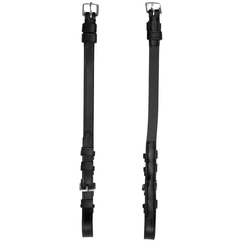 Schockemohle Anatomic Line Cheek Pieces - Black/Silver