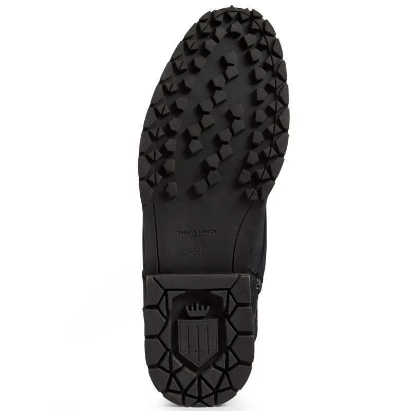 Fairfax and Favor Anglesey Ladies Knee High Combat Boots - Black -1