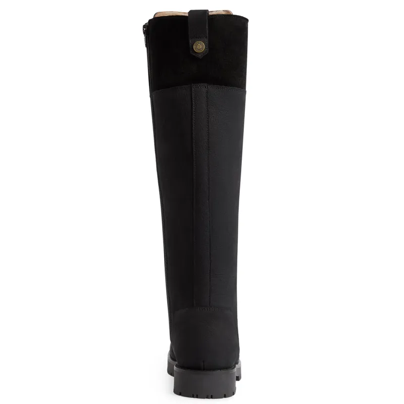 Fairfax and Favor Anglesey Ladies Knee High Combat Boots - Black -4