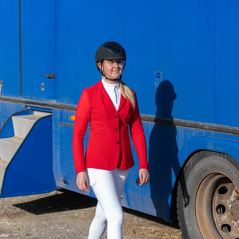 Animo Labella Ladies Show Jacket - Rosso Tomato-13