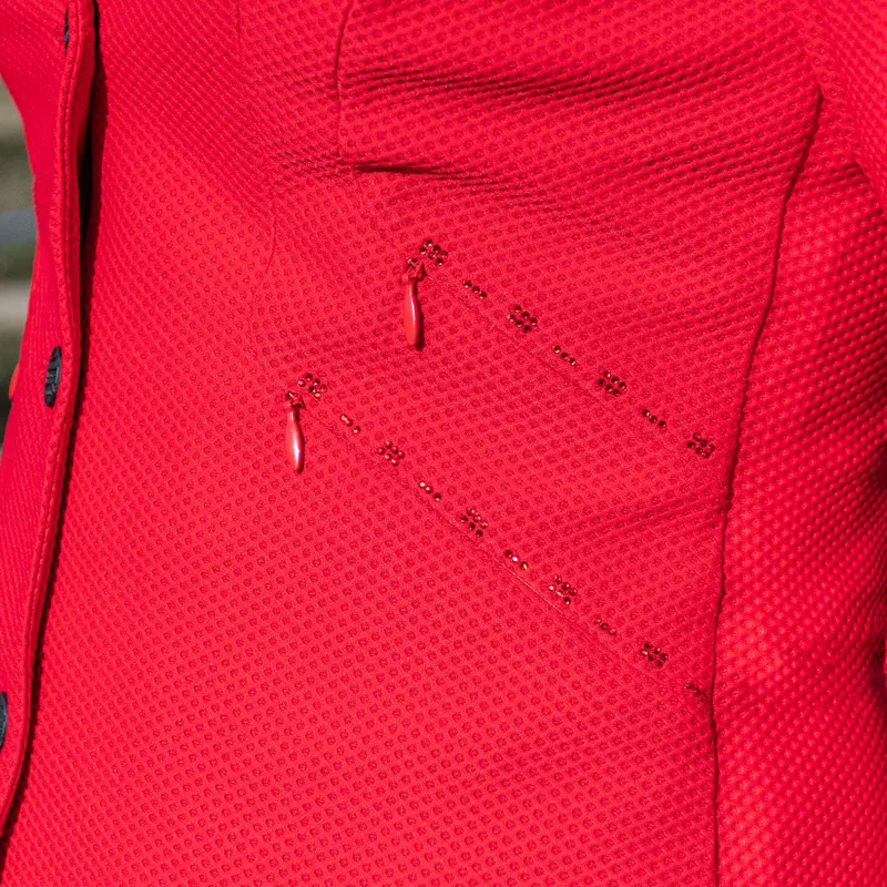 Animo Labella Ladies Show Jacket - Rosso Tomato-6