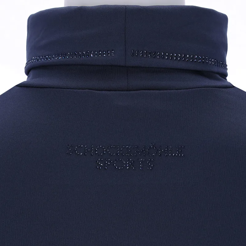 Schockemohle Anne Turtleneck Womens Base Layer - Dark Navy-3