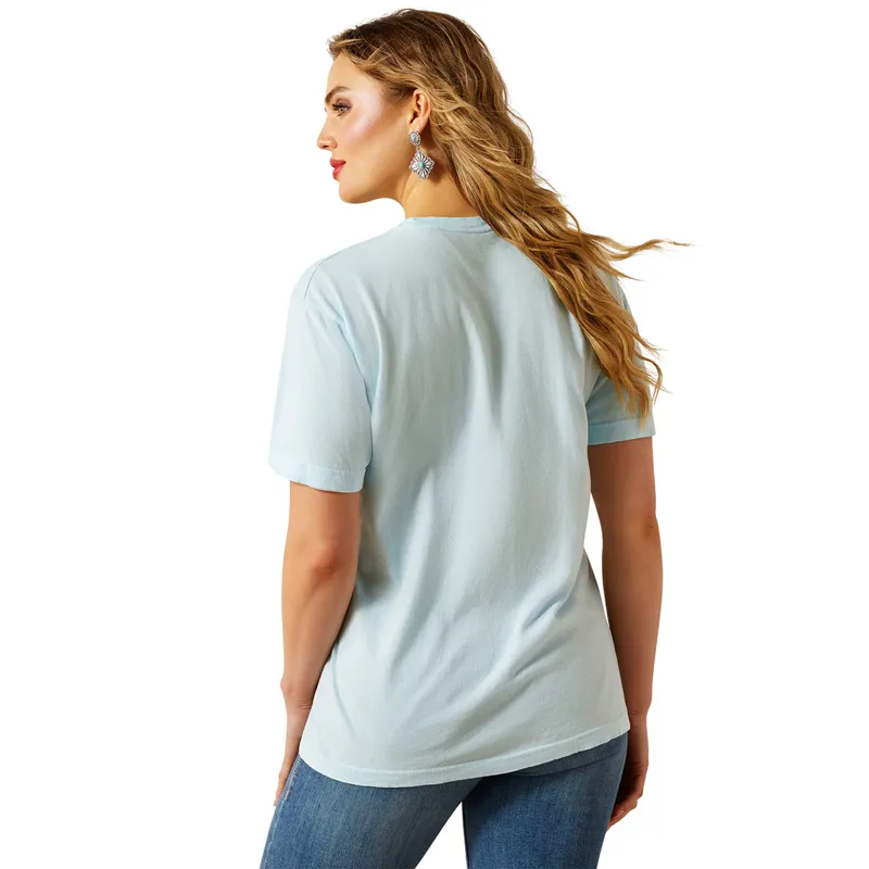 Ariat Another Day Womens Tee - Vintage Lagoon-1