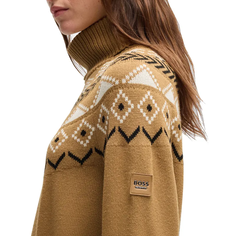 BOSS Equestrian Anouk Womens Jumper - Norway Camel -4