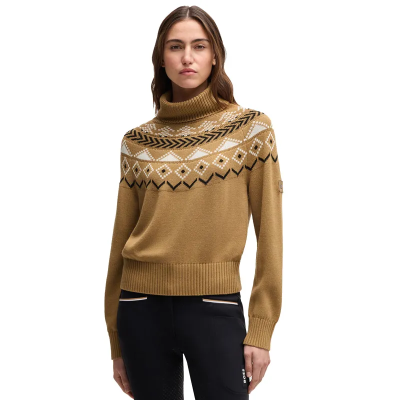 BOSS Equestrian Anouk Womens Jumper - Norway Camel 