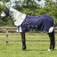 QHP Anti-Fly Rug with Detachable Neck and Mask - Blue