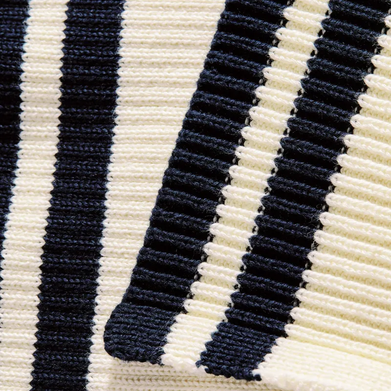 Holland Cooper Antonia Knit Ladies Jumper - Natural Stripe-2