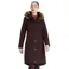 LeMieux Anya Ladies Long Waterproof Riding Coat - Damson
