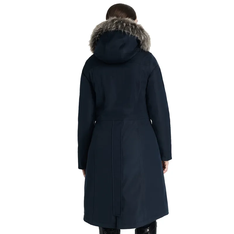 LeMieux Anya Waterproof Womens Riding Coat - Navy-3