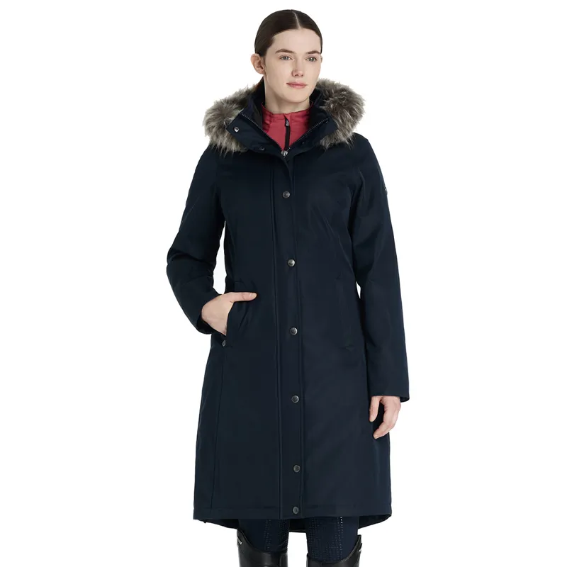 LeMieux Anya Waterproof Womens Riding Coat - Navy